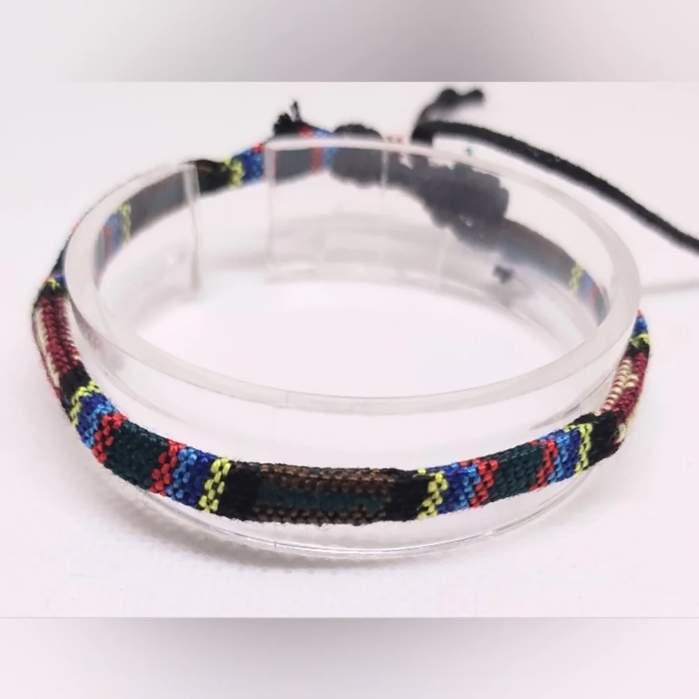 Men's Bracelet Striped‎ Punk New f36